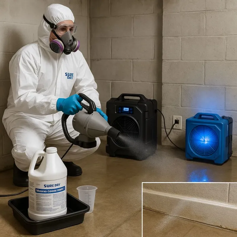 Sanitization and Odor Removal process in Bethel Park, PA